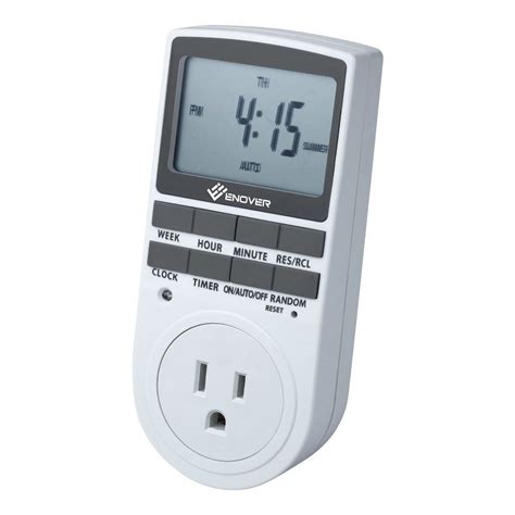 Hit “PROG” once and press the “HOUR” and “MIN” buttons to <b>set</b> the <b>time</b> at which you want your light to turn on. . How to set a digital timer plug